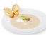 Zwiebelsuppe mit Mozzarella und knusprigem Käse-Baguette