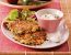 Zucchini-Shrimpslaibchen mit Zitronen-Knoblauchdip