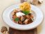 Schwammerlgulasch mit Knödel