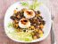 Lauwarmer Linsensalat mit Süßkartoffel
