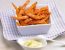 Süßkartoffel-Pommes mit Limettenmayonnaise