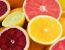 Aufgeschnittene Grapefruits