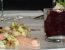 Geräuchertes Saiblingsfilet an Walnuss-Apfelvinaigrette und Rotem Rübensalat