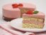 Erdbeertopfencremetorte