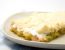 Blechkuchen mit Mandeln und Rhabarber