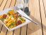Pennesalat mit kleinen Chili-Fleischbällchen
