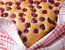 Blechkuchen mit Kirschen