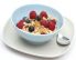 Haferflocken Frühstück mit Beeren
