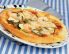 Pizza agli zucchini e gamberi (Pizza mit Zucchini und Shrimps)