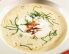 Erdäpfelsuppe Petritschhof mit Spargel und luftgetrocknetem Hausschinken