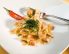 Räucherforellen-Bärlauchragout auf Had'n-Bandnudeln