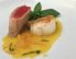 Jakobsmuscheln mit Thunfisch auf Orangen-Basilikumbutter