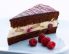Mannertorte mit Himbeeren