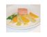 Fenchel/ Orangen - Salat mit gedämpftem Lachs und Safransauce