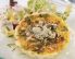 Kürbistarte mit geschmorten Pastinaken und Wildkräutersalat