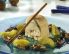 Eisreindling mit gedünsteten Äpfeln und Walnüssen