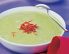 Zucchinicremesuppe mit getrockneten Tomaten