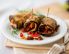 Gefüllte gegrillte Melanzaniröllchen