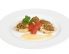 Semmelknödelcarpaccio mit Apfelmus-Linsen