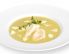Zucchinicremesuppe mit Topfen-Muskatnockerln