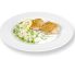 Buttermilchhühnchen mit Erbsenreis