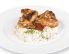 Chicken Wings mit Zitronenreis und Sauce