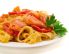 Fettuccine mit Lachs und Gemüse