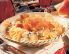 Farfalle mit Gorgonzola und Karamellfäden