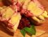 Frischer Spargel mit Rehschinken und Käse überbacken
