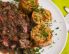 Schweinsragout mit Pilzen