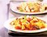 Fettuccine mit Rinderfiletstreifen, Chicorée und Ricottasauce