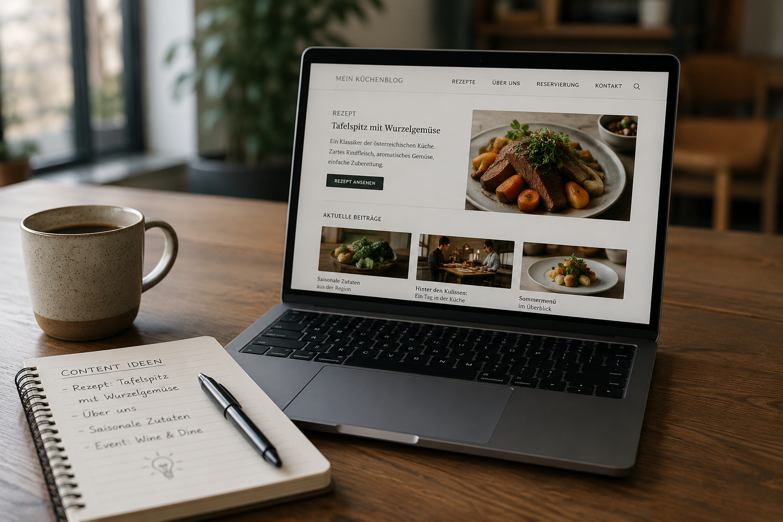 Mein Rezept, mein Restaurant: Wie Köche und Gastronomen ihren Betrieb online präsentieren