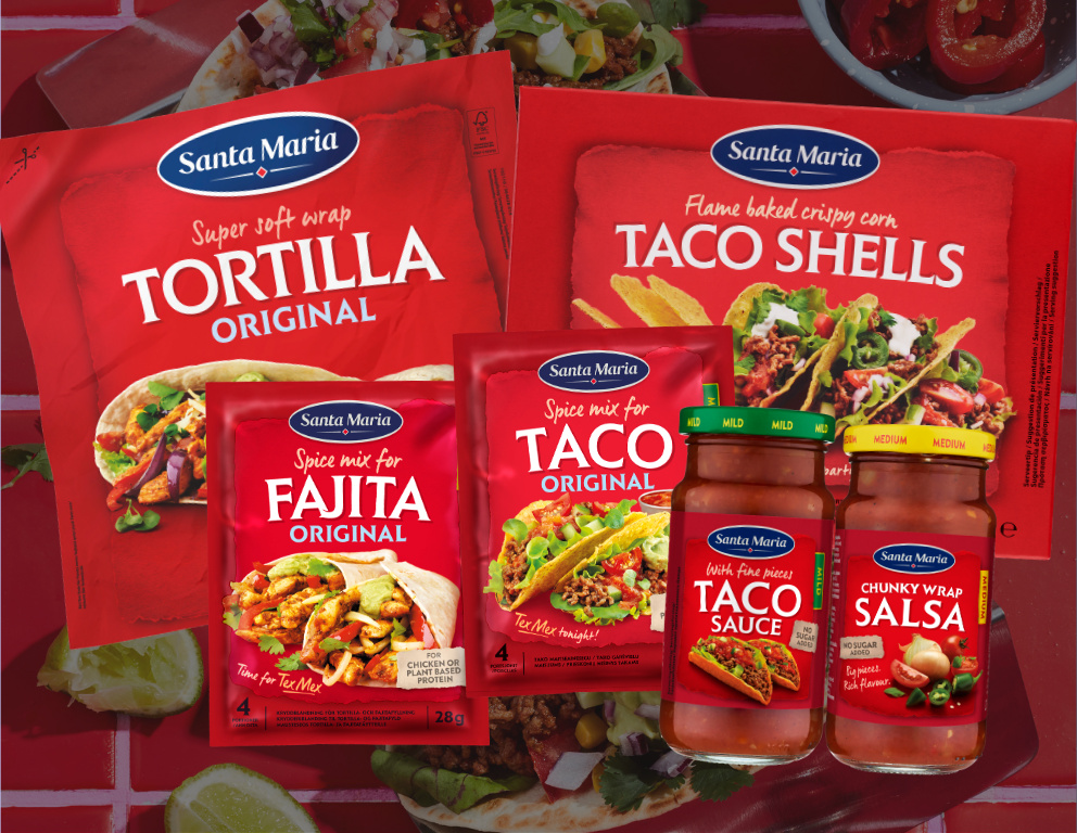 Gewinne eins von fünf Taco Paketen von Santa Maria