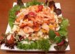 Salat mit Riesengarnelen und Joghurt Dressing