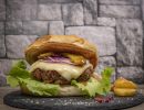 Home grilled hamburger - Hamburger selbstgemacht