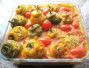 Gefüllte Paprika mit Linsencurry