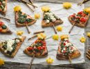 Pizza-Weihnachtsbäume