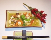 Asiatische Tofu- Suppe