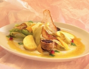Warmer Eisbergsalat