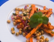 Karotten-Kichererbsengemüse