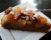 Advents-Tarte mit salted Caramel Topping