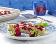 Himbeer-Blechkuchen