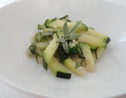 Lauwarmer Zucchinisalat