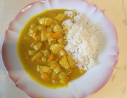 Putenpfanne mit Curry