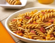 Fusilli Integrale mit Karotten, karamellisierten Zwiebeln und Pecorino aus der Toskana
