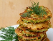 Zucchini-Dill-Puffer