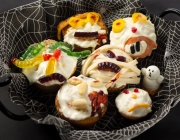 Spukige Halloween-Cupcakes