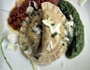 Kürbis-Schinken-Teigtaschen
