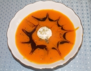 Kürbissuppe mit Chili
