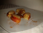 Schlanke Apfel-Zimt-Häppchen